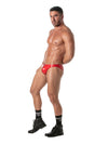 Bikini Herren rot mit Front-Reißverschluss - sexy & bequem | TOF Paris