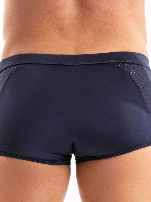 Boxershort Marineblau - Atmungsaktiv & Eleganter Low-Rise Schnitt | TOF Paris