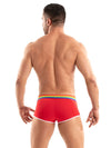 Herren-Trunk Pride Rot - Bunte Bündchen, ultraweich & stretch | TOF Paris