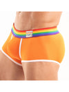Herren Trunk Pride - Bunte Regenbogen-Bund, Ultraweich, Orange | TOF Paris