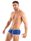 Herren Trunk Pride - Bunter Stretch-Komfort mit Regenbogenbund, Royal Blau | TOF Paris