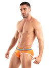 Herren Slips Pride - Bequeme, bunte Low-Rise Unterwäsche Orange | TOF Paris