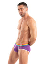 Herren Slips Pride - Bunter Bund, Figurbetont & Komfortabel, Lila | TOF Paris