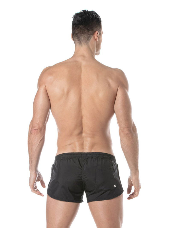 Mini Swim Shorts Schwarz - Slim Fit mit Seitenschlitz & Tasche | TOF Paris