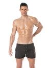 Badeshorts Herren - Schnelltrocknend, mit Taschen & sportlichem Schnitt, Schwarz | TOF Paris