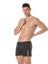 Badeshorts Herren - Schnelltrocknend, mit Taschen & sportlichem Schnitt, Schwarz | TOF Paris