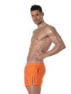 Badeshorts Herren - Mid-Thigh, schnelltrocknend & funktional Orange | TOF Paris