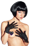 Schwarze Latex-Handschuhe auf anatomischer Form getaucht von Late X – Ansicht 3