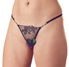 Schwarzer zarter String ouvert mit offenem Schritt von Cottelli – Ansicht 2