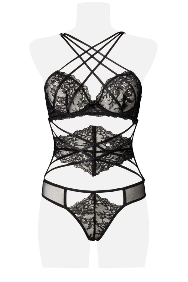 3-teiliges Lingerie-Set | Grey Velvet SALE