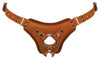 Strap-on-Jock aus Leder in Naturoptik mit Metalldetails von ZADO – Ansicht 6