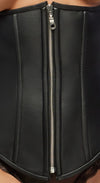 Taillen-Corsage aus Leder mit Neckholder von ZADO – Ansicht 6