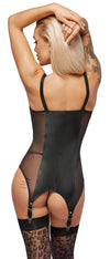 Strapshemd aus Lammnappa mit transparenten Powernet-Einsätzen von ZADO – Ansicht 5