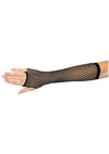 Schwarze verführerische Netzarmstulpen mit geometrischem Design von Leg Avenue – Ansicht 5