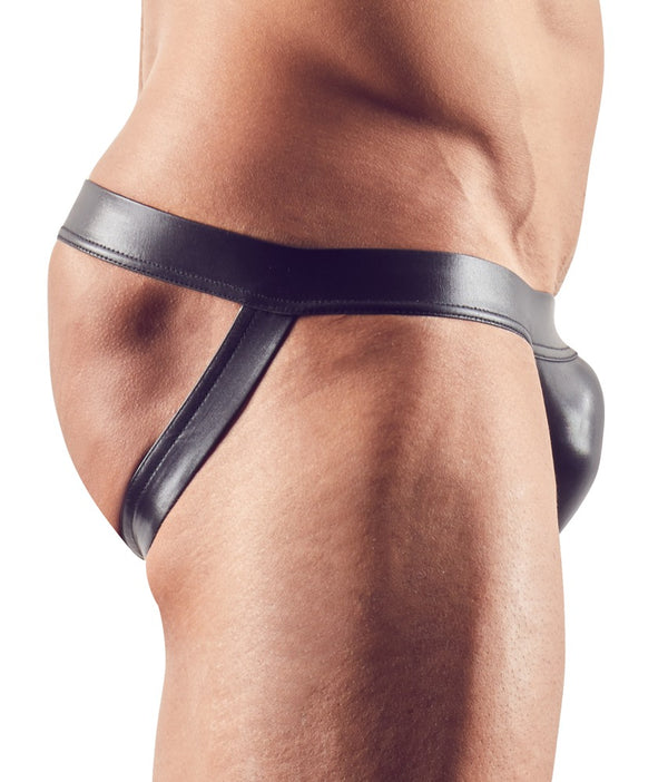 Elastischer Herren-Jock in glänzendem Schwarz von Svenjoyment – Ansicht 3