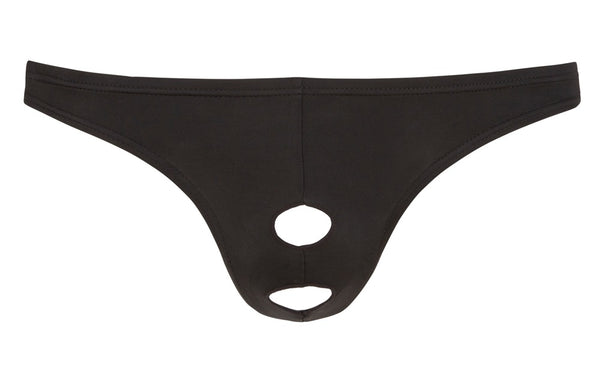 Schwarzer Herren-Riostring mit Showmaster-Öffnungen von Svenjoyment – Ansicht 5
