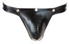 Schwarzer Herren-String mit Swellfunktion und aufknöpfbarem Beutel von Svenjoyment – Ansicht 6
