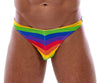 Bunter Herren-Riostring mit Regenbogen-Streifen von Svenjoyment – Ansicht 2