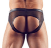 Schwarzer pofreier Herren-Slip zum Präsentieren der Vorzüge von Svenjoyment – Ansicht 5