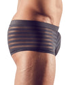 Figurbetonte Herren-Pants im semitransparenten Streifen-Look von Svenjoyment – Ansicht 3