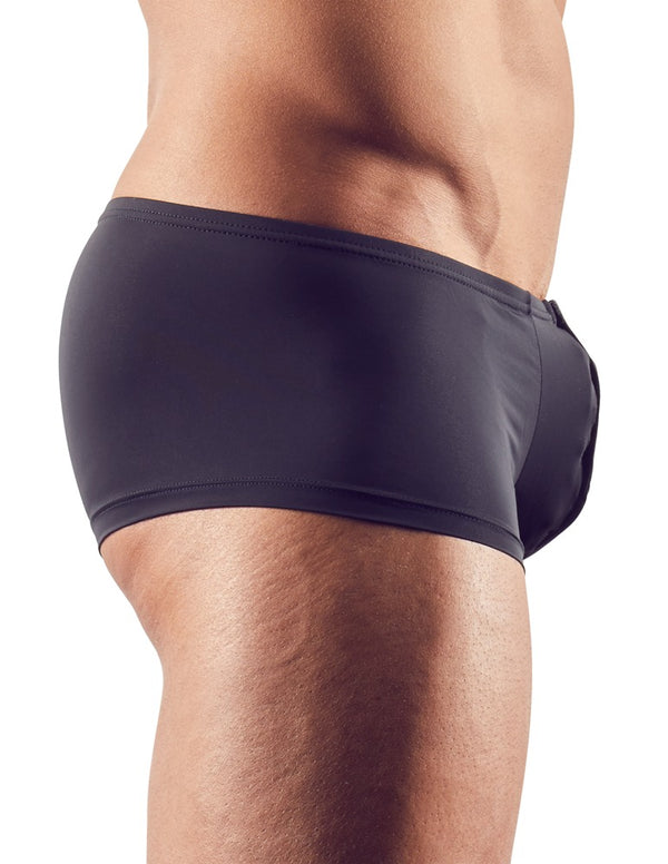 Leicht transparente Herren-Pants mit silberfarbener Druckknopfleiste von Svenjoyment – Ansicht 3