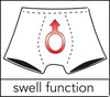 Semitransparente Herren-Pants mit Swellfunktion von Svenjoyment – Ansicht 4