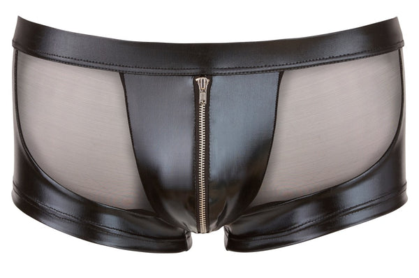 Schwarze Herren-Pants aus Powernet mit Wetlook-Einsätzen von Svenjoyment – Ansicht 5