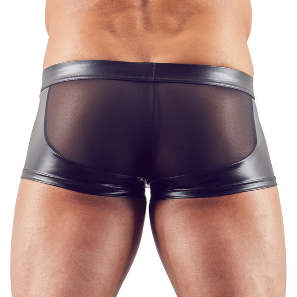 Schwarze Herren-Pants aus Powernet mit Wetlook-Einsätzen von Svenjoyment – Ansicht 4