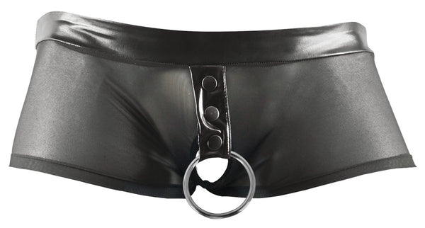 Schwarze Herren-Showmaster-Pants aus Powernet mit Cockring und Jockstraps von Svenjoyment – Ansicht 5
