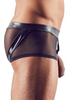 Schwarze Herren-Showmaster-Pants aus Powernet mit Cockring und Jockstraps von Svenjoyment – Ansicht 3