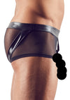 Schwarze Herren-Showmaster-Pants aus Powernet mit Cockring und Jockstraps von Svenjoyment – Ansicht 3