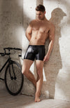 Schwarze Herren-Biker-Pants im Mattlook mit abgesteppten Partien von NEK – Ansicht 5