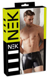 Schwarze Herren-Biker-Pants im Mattlook mit abgesteppten Partien von NEK