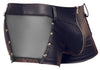 Schwarze Herren-Pants im Mattlook mit Netz-Einsätzen und Reißverschluss von Svenjoyment – Ansicht 6