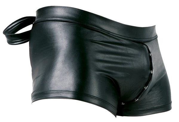 Schwarze Herren-Bondage-Pants im edlen Mattlook von Svenjoyment – Ansicht 8