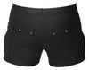 Schwarze Herren-Shorts im Worker-Style mit mattem Finish von Svenjoyment – Ansicht 7