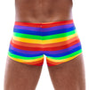 Bunte Herren-Pants mit Regenbogen-Streifen von Svenjoyment – Ansicht 4