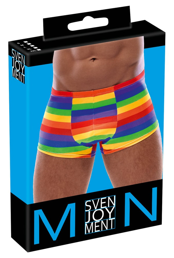 Bunte Herren-Pants mit Regenbogen-Streifen von Svenjoyment