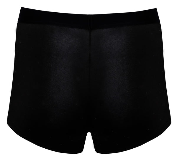 Schwarze enge Herren-Pants aus Mikrofaser mit Strass-Steinchen von Svenjoyment – Ansicht 6