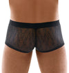 Schwarze enge Herren-Pants aus Stretch-Spitze mit Knopfleiste von Svenjoyment – Ansicht 4