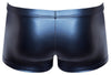 Blaue enge Herren-Pants im Metallic-Mattlook mit Reißverschluss von NEK – Ansicht 6