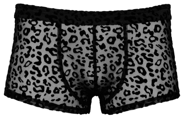 Männer Shorts mit Leoparden Flock Muster von Noir Handmade Men – Ansicht 7
