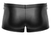 Schwarze körpernahe Herren-Pants im Mattlook mit Druckknopfleiste von NEK – Ansicht 8