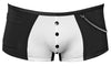 Schwarze enge Herren-Pants im schwarz-weißen Waiter-Style von Svenjoyment – Ansicht 8