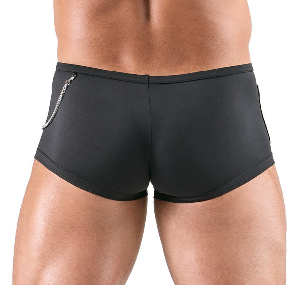 Schwarze enge Herren-Pants im schwarz-weißen Waiter-Style von Svenjoyment – Ansicht 5