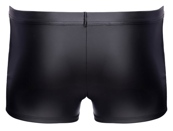 Schwarze Herren-Pants im Mattlook mit blauen Metallic-Streifen und Netz von NEK – Ansicht 7