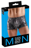 Schwarze betonende Herren-Pants im Mystic-Metallic-Design von Svenjoyment