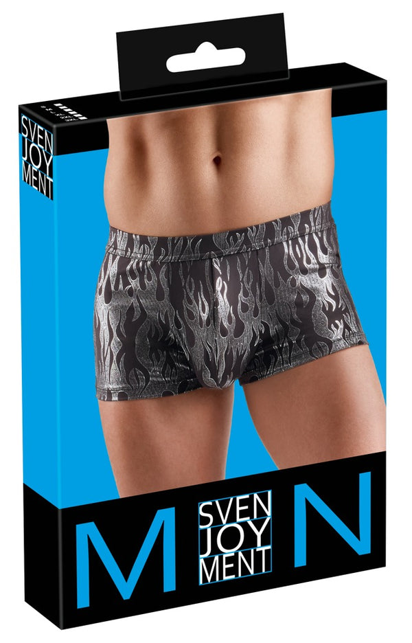 Schwarze betonende Herren-Pants im Mystic-Metallic-Design von Svenjoyment