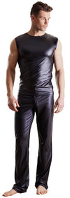 Schwarze klassische Herren-Hose mit langem Bein und Gesäßtaschen von NEK – Ansicht 4
