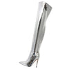 Giaro Overknee Stiefel ARABELLA liquid silver SALE